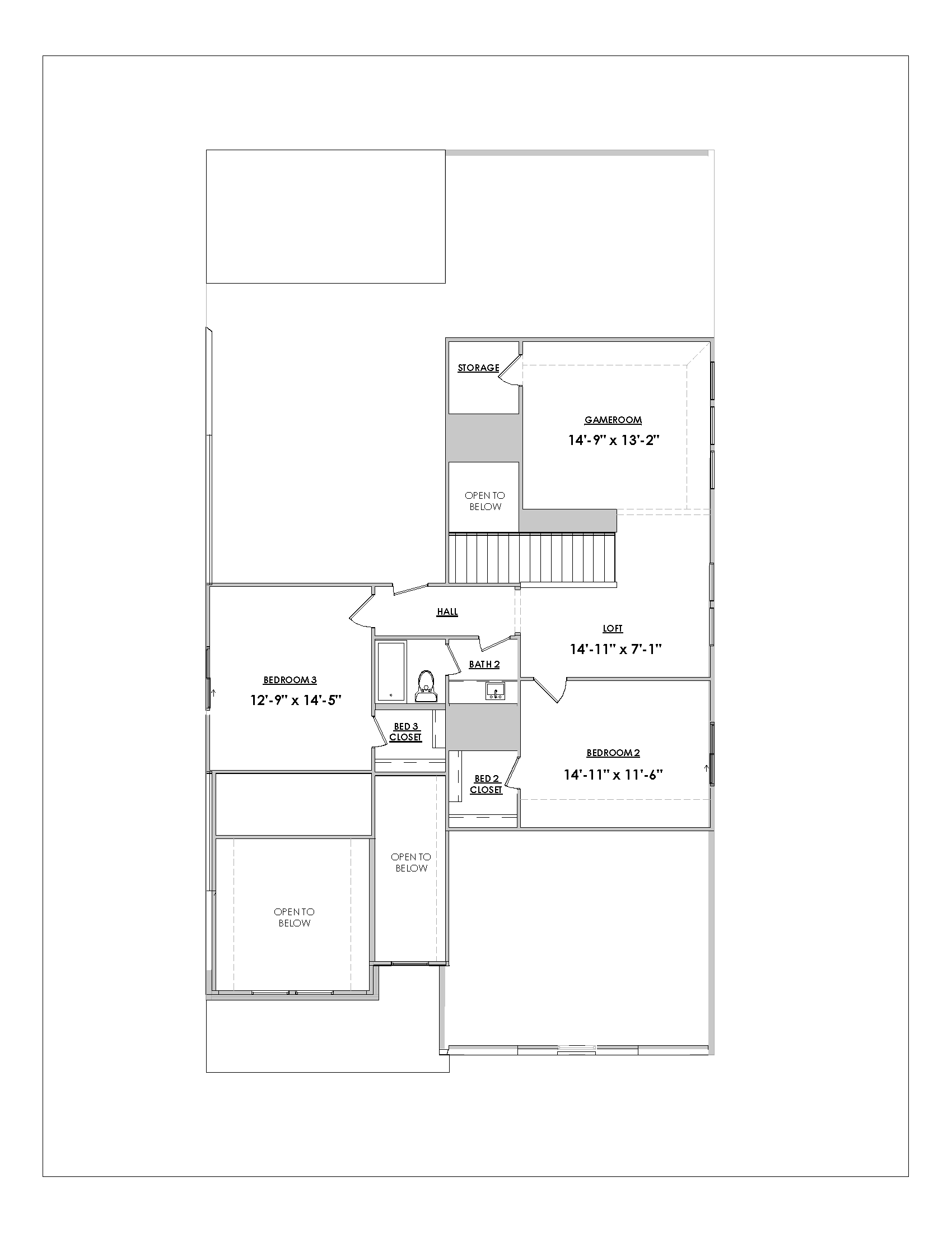 Longview Floor Plan - 2nd Floor